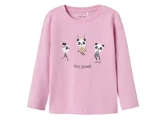 Name It pastel lavender panda top
